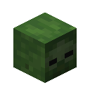 Minecraft Zombie Head item icon (latest, transparent PNG)