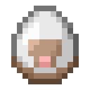 Minecraft Sheep Spawn Egg item icon (latest, transparent PNG)