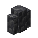 Minecraft Cobbled Deepslate Wall item icon (latest, transparent PNG)