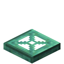 Minecraft Waxed Oxidized Copper Trapdoor item icon (latest, transparent PNG)